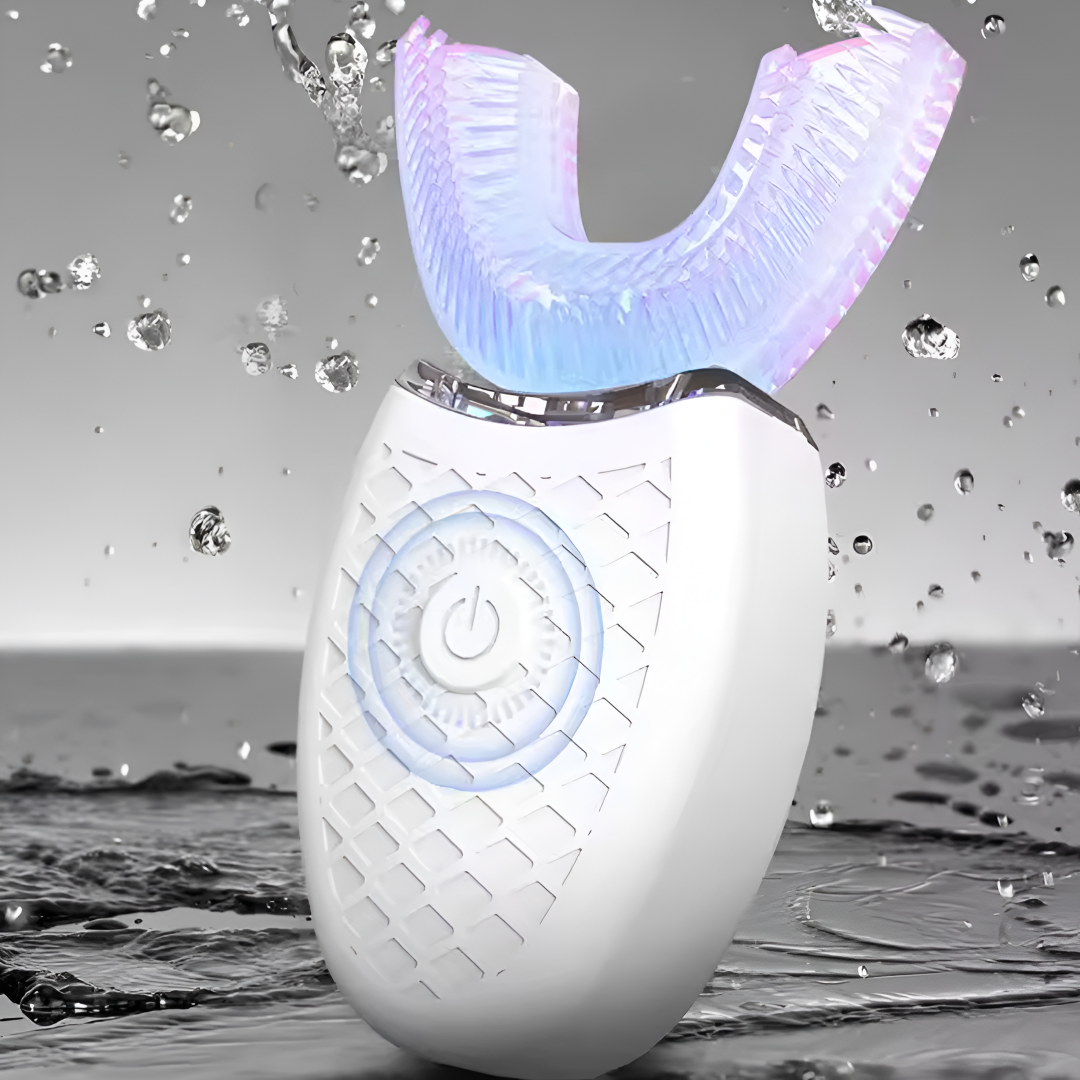 WaveBrush Cepillo Dental Sónico con Cabezal en U de Silicona – Carga USB y Tecnología 360º