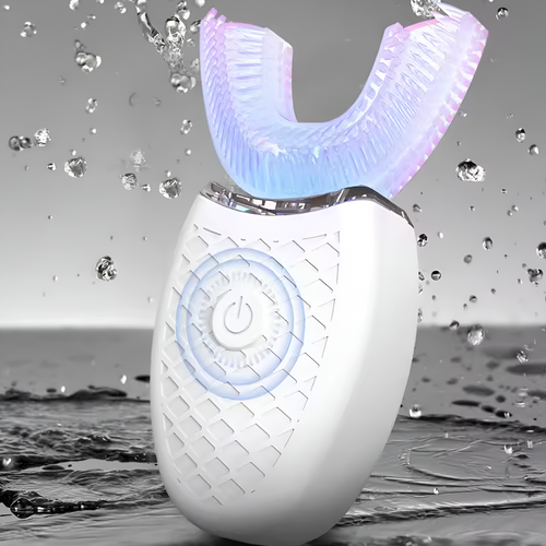 WaveBrush Cepillo Dental Sónico con Cabezal en U de Silicona – Carga USB y Tecnología 360º